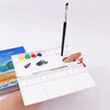 Watercolor Folding Palette with Thumbhole Durable and Portable