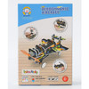 Aerodynamic Aircraft DIY Mechanical Model Stem Toy with Instruction Book