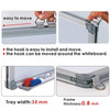 Aluminum Frame Magnetic Horizontal Vertical Whiteboard 120 x 180cm