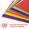 Pack of 20 A2 Bristol Board Colored Craft Papers 230gsm