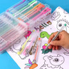 Pack of 60 Assorted Coloured Gel Ink Pens Set - Primary, Pastel, Metallic, Neon, Glitter