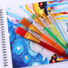 Plastic Handle Nylon Artist Brush for Painting