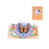 Hydrangea Harmony Butterfly 3D Pop Up Greeting Card