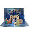 Holy Night Nativity Scene 3D Pop Up Christmas Card