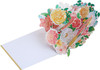 Half‑Masked Floral Bloom 3D Pop Up Greeting Card
