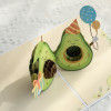 Cute Avocados 3D Pop Up Birthday Card
