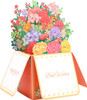 Floral Wishes 3D Pop Up Box Greeting Card