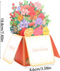 Floral Wishes 3D Pop Up Box Greeting Card