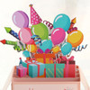 Celebration Burst 3D Pop Up Birthday Box Card