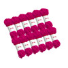 Pack of 5 Hot Pink Acrylic Yarn Rolls – 10g each, 4 Strand 8 Ply Knitting Wool