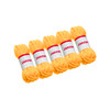 Pack of 5 Yellow Acrylic Yarn Rolls – 10g each, 4 Strand 8 Ply Knitting Wool