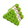 Pack of 5 Light Green Acrylic Yarn Rolls – 10g each, 4 Strand 8 Ply Knitting Wool