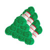 Pack of 5 Green Acrylic Yarn Rolls – 10g each, 4 Strand 8 Ply Knitting Wool