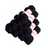 Pack of 5 Black Acrylic Yarn Rolls – 10g each, 4 Strand 8 Ply Knitting Wool