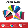 Baby Pink Crepe Paper Sheet 50cm x 2m 17GSM 35% Stretch Craft Paper
