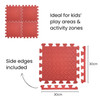 Pack of 4 30x30cm Light Orange Coloured 1cm Thick EVA Foam Mats