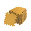 Pack of 4 30x30cm Light Orange Coloured 1cm Thick EVA Foam Mats