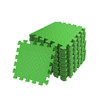 Pack of 4 30x30cm Green Coloured 1cm Thick EVA Foam Mats
