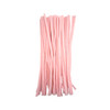 Pack of 50 Light Pink Coloured Pipe Cleaners 30cm x 6mm Craft Chenille Stems