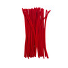 Pack of 50 Red Coloured Pipe Cleaners 30cm x 6mm Craft Chenille Stems