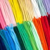 Pack of 50 Orange Coloured Pipe Cleaners 30cm x 6mm Craft Chenille Stems