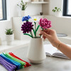 Pack of 50 Lilac Coloured Pipe Cleaners 30cm x 6mm Craft Chenille Stems