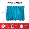 Pack of 50 Pastel Green Coloured Pipe Cleaners 30cm x 6mm Craft Chenille Stems