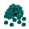 Pack of 50 Green Pom Poms 1.5cm – Soft Fluffy Craft Balls