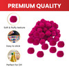 Pack of 50 Beige Pom Poms 1.5cm – Soft Fluffy Craft Balls