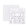 25 x 30cm Pre Drawn Outline Canvas Paint For Kids