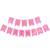 Pink Happy Birthday Party Banner
