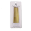 Pack of 6 Golden Smokeless Birthday Cake Candles