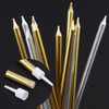 Pack of 6 Silver Smokeless Birthday Cake Candles