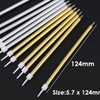 Pack of 12 Golden and Silver Smokeless Birthday Cake Candles