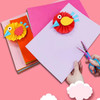 Pack of 20 A2 Bristol Board Orange Red Colored Craft Papers 230gsm