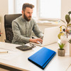 A4 Blue 15 Pocket Expanding File – A–Z Tabbed Dividers for Organised Multipurpose Document Storage