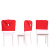 Christmas Santa Hat Chair Cover Decoration 62×48 cm