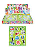 Pack of 12 Sheets Football Sticker Sheets 10cm x 11.5cm