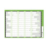 Janrax 2027-2028 Fiscal Planner Unmounted - 855 x 610mm