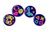 Pack of 12 Metal Yo-Yo Gamer Return Tops