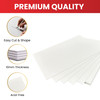 Pack of 5 A1 10mm Linen White Foam Boards – 594 x 841mm