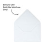 Pack of 50 White 100gsm 108x152mm Gummed Envelopes