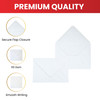 Pack of 50 White 100gsm 125x125mm Gummed Envelopes