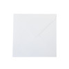 Pack of 50 White 100gsm 125x125mm Gummed Envelopes