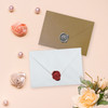 Pack of 50 White 100gsm 160x160mm Gummed Envelopes