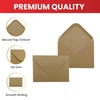 Pack of 50 Eco Kraft Recycled 110gsm 114x162mm–C6 Gummed Envelopes