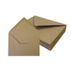 Pack of 50 Eco Kraft Recycled 110gsm 133x184mm Gummed Envelopes
