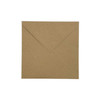 Pack of 50 Eco Kraft Recycled 110gsm 155x155mm Gummed Envelopes