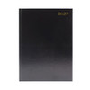 Janrax 2027 A4 Day Per Page Black Desk Diary