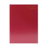 Janrax 2026-2027 A4 Day Per Page Burgundy Academic Diary